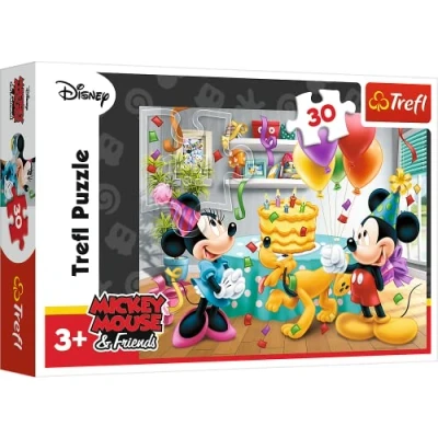 Image de Puzzle Mickey Le gâteau + 3 ans 30 pièces