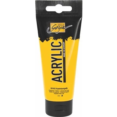 Afbeelding van Solo Goya Cadmium Gele Acrylverf 100ml tube Hoge kwaliteit A merk