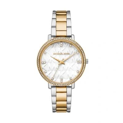 Afbeelding van Michael Kors dames Pyper Horloge MK4595 in de kleur Goud