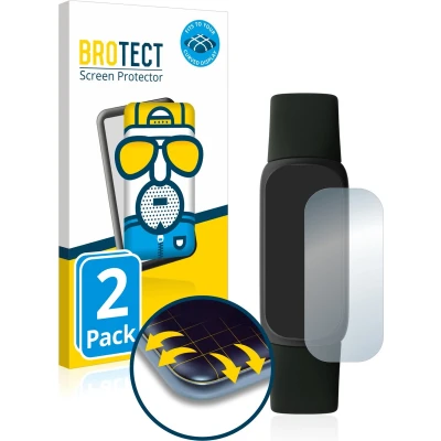 Afbeelding van BROTECT Screenprotector voor Fitbit Inspire 3 Folie Beschermfolie matte volledig dekking (2 Stuks)