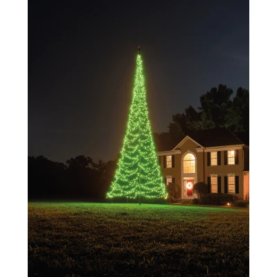 Afbeelding van Fairybell Vlaggenmast Kerstboom Smart Magic 8 meter 1536 LED lampjes