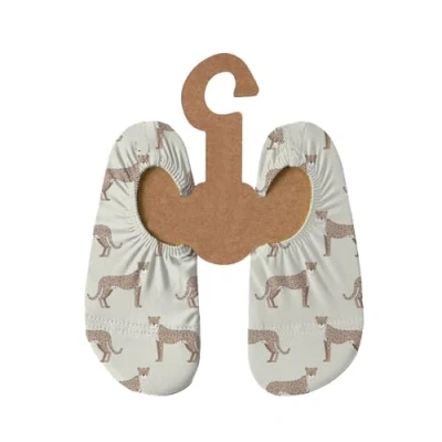 Afbeelding van Slipstop Chaussures de plage antidérapantes pour fille Protection solaire UPF 50+, Cheeto Guéparde, 21/23 EU