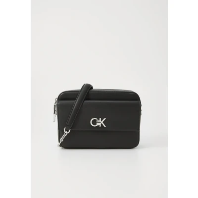 Afbeelding van Calvin Klein RE LOCK Pocket Camera BAG Schoudertas, Dames, Maat: One Size, Black