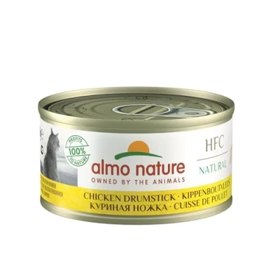 Afbeelding van Almo Nature Hfc Cat Natural Blik 70 g Kattenvoer Kippenboutvlees