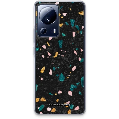 Afbeelding van Case Company® hoesje geschikt voor Xiaomi 13 Lite Terrazzo N10 Soft Cover Telefoonhoesje Bescherming aan alle Kanten en Schermrand
