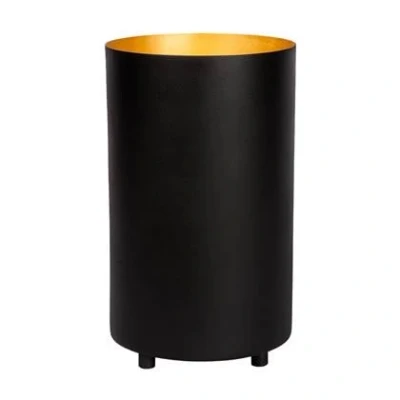 Afbeelding van Atmooz Vloerlamp Lavinia Zwart Gouden Binnenzijde Max 40W E27 Fitting