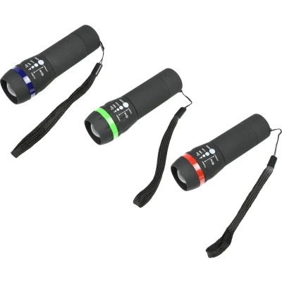 Afbeelding van Benson Zaklamp Tactical LED 1 Watt 50 Lumen Kleurenmix