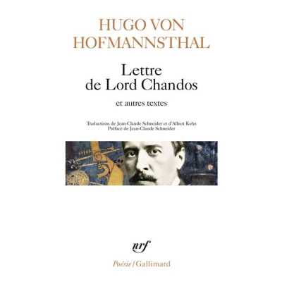 Image de Lettre de Lord Chandos et autres textes sur la poésie