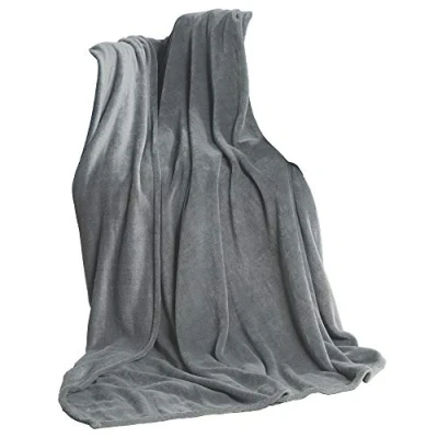 Afbeelding van CelinaTex XXL knuffeldeken 220x240 cm zilver koraal grijs