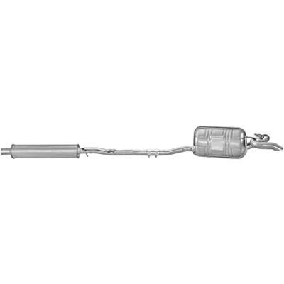 Afbeelding van HELLA 8LD 366 028 771 Einddemper Achter Met aanbouwdelen FIAT: Punto I Convertible