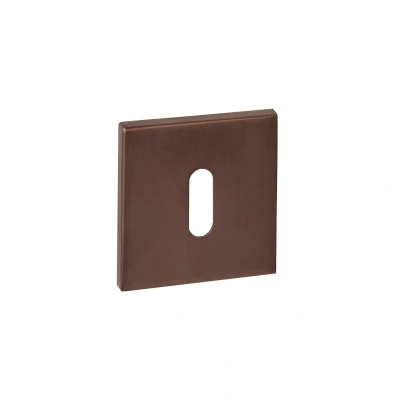 Afbeelding van Intersteel Sleutelrozetten verdekt 53x53x6mm PVD brons