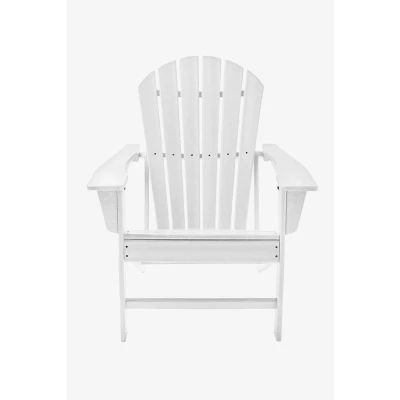 Afbeelding van Witte recycle chair tuinstoel