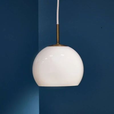 Afbeelding van Frandsen Ball glass hanglamp Ø18 Sand Grey