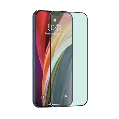 Afbeelding van Muvit, Antibacterieel getemperd glas Geschikt voor Apple iPhone 14 Plus/13 Pro Max, Transparant