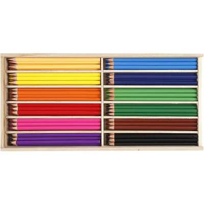 Afbeelding van Creotime Kleurpotloden Multicolor 144 Stuks