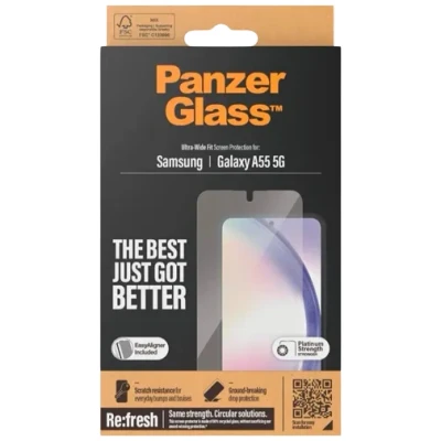 Image de Panzerglass Verre Trempé Edge To Protection D&#039;Écran Samsung Galaxy A55