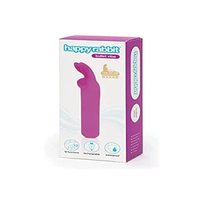 Afbeelding van Happy Rabbit Oplaadbare Vibrerende Bullet Paars