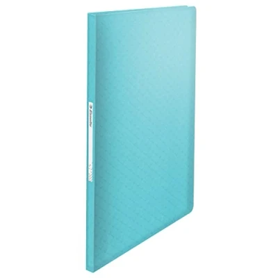 Afbeelding van EsselteColour&#039;Breeze Showalbum A4 Met Reliëfpatroon Inclusief 60 Hoezen Capaciteit tot 120 Vellen Blauw