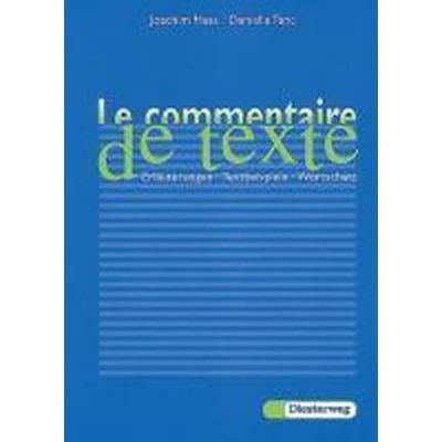 Afbeelding van Le Commentaire De Texte