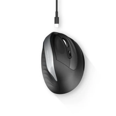 Image de Souris Energy Sistem Office Mouse 5 Comfy Sans Fil Optique USB Réduit la Tension Musculaire Noir