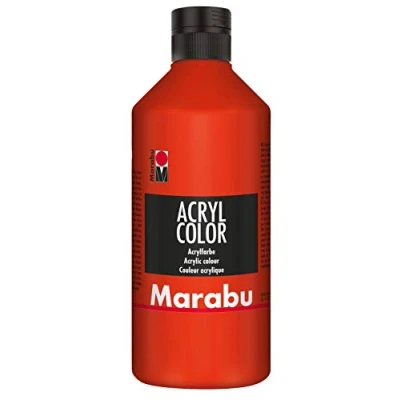 Image de Marabu Peinture acrylique Acryl Color, 500 ml, vermillon 006