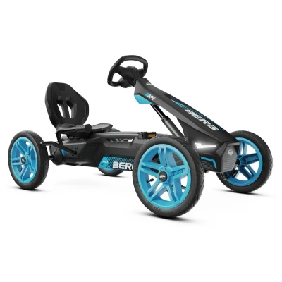 Afbeelding van BERG Rally APX Blue Skelter 4 tot 12 jaar Verstelbare Stoel LED verlichting Soundbox Race Blauw