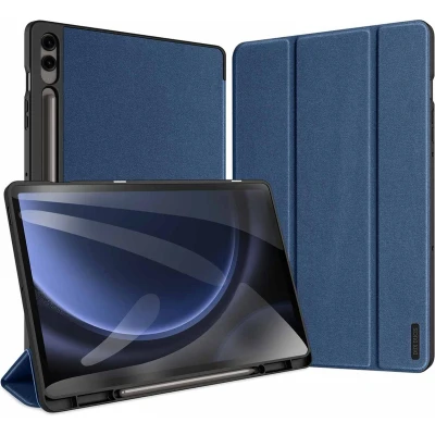 Afbeelding van Dux Ducis Tablet Hoes Geschikt voor Samsung Galaxy Tab S9 FE Plus Domo Bookcase Donkerblauw