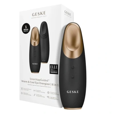 Afbeelding van GESKE SmartAppGuided™ Warm &amp; Cool Eye Energizer 6 in 1 oogmassage Concealer Massager Verwijder wallen onder de ogen en hangende oogleden Elektrische
