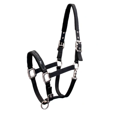 Image de Schockemöhle Licol Memphis Nylon Noir Poney