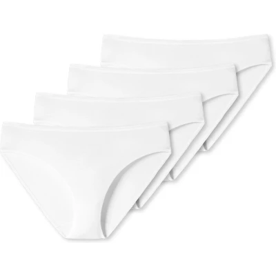 Afbeelding van Schiesser 4PACK Slip, Dames, Maat: 38, Weiß