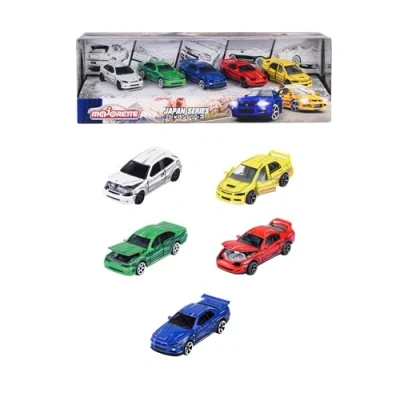 Afbeelding van Majorette Auto Japan Series 5 stuks Kant en klaar model Personenauto (model)