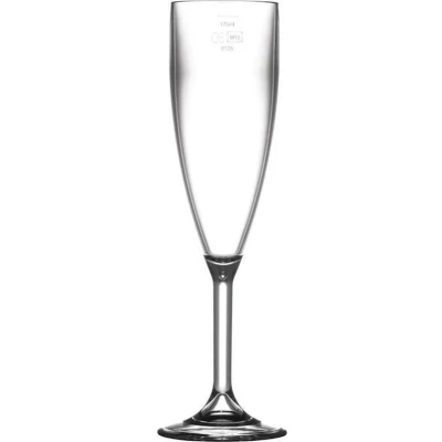 Afbeelding van BBP polycarbonaat champagneglazen 20cl (12 stuks)