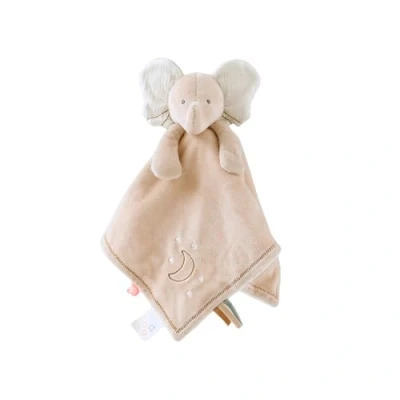 Afbeelding van NOUKIE&#039;S Dag en nacht knuffeldier hazelnoot beige Bali &amp; Mokka
