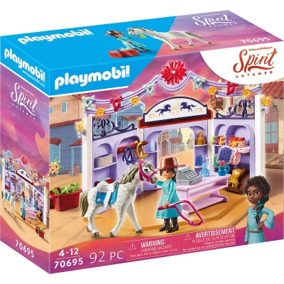 Afbeelding van PLAYMOBIL Spirit Miradero ruitersportwinkel 70695