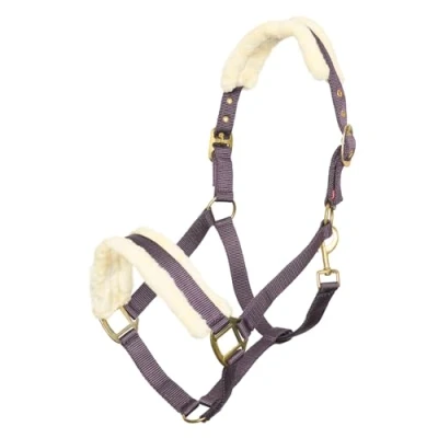 Afbeelding van Imperial Riding Halster Classic Fur Bordeaux Cob