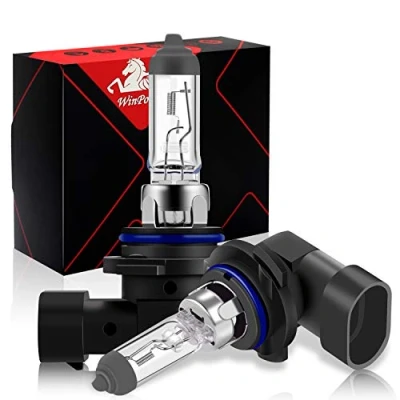 Afbeelding van WinPower HB4 9006 55 W halogeenkoplampen, 3000 K, geel, superhelder, 12 V, mistlampen voor auto, 2 stuks