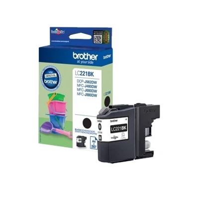 Image de Brother Lc221bk Noir (lc 221bkbp)