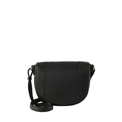 Afbeelding van TOM TAILOR schoudertas Dahlia Saddle Bag Black zwart