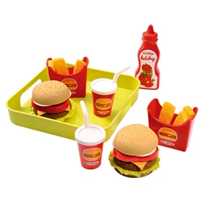 Afbeelding van Ecoiffier 100% Chef Hamburgerset op Dienblad