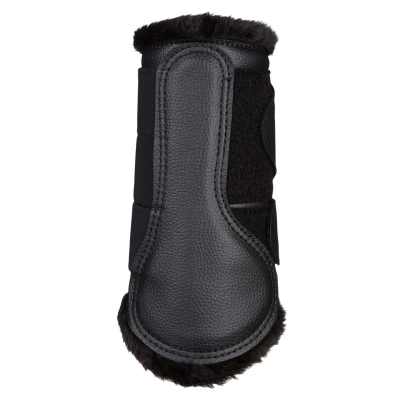 Afbeelding van LeMieux Pro Sport geborstelde fleece laarzen, maat L, zwart
