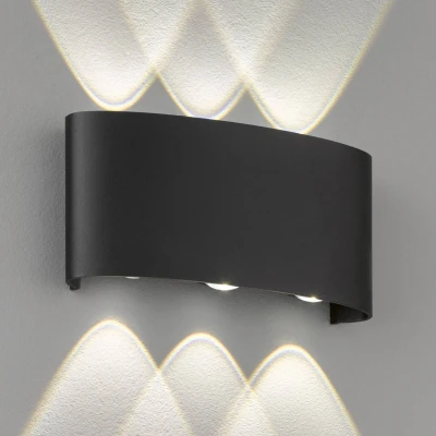 Afbeelding van LED buitenwandlamp Berlin, 6 lamps