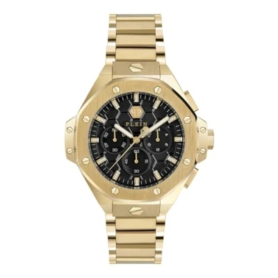 Afbeelding van Philipp Plein Chrono Royal PWPSA0424 Horloge Staal Goudkleurig Ø 42 mm