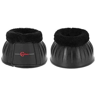 Afbeelding van Covalliero Springschoenen Teddy Fleece Rubber Zwart/Zwart XXFull
