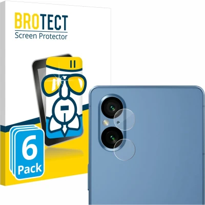 Afbeelding van BROTECT Screenprotector voor Sony Xperia 5 V (ALLEEN Camera Lens) Folie Beschermfolie Beschermglas transparant (6 Stuks)