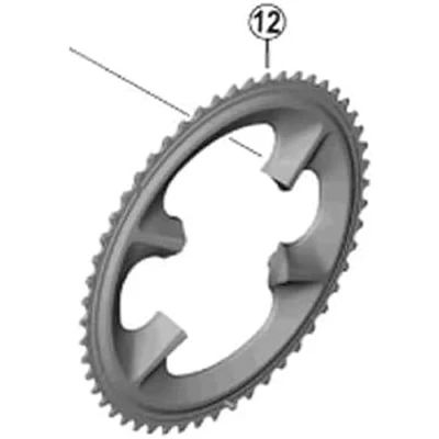 Afbeelding van Shimano Kettingblad 54t Fcr9200 12sp