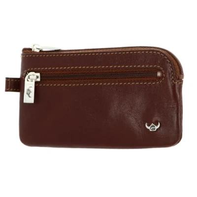 Afbeelding van Golden Head Sleutelgeval Portemonnee Colorado Classic Zipped Key Case Tabacco Bruine