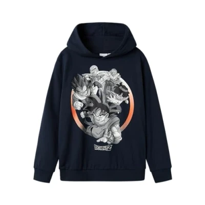 Afbeelding van Name it Dragon BALL Hoodie voor kinderen, Maat: 122/128, Dark sapphire