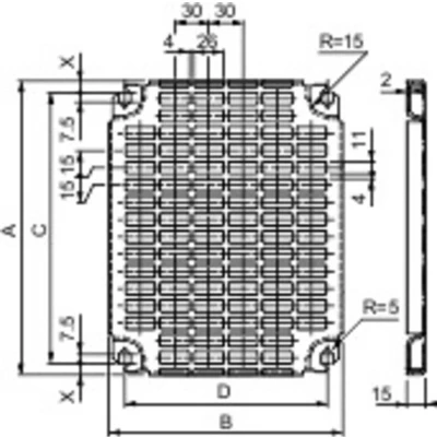 Afbeelding van Schneider Electric NSYMR66 Montageplaat (l x b) 600 mm 1 stuk(s)