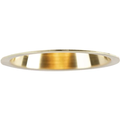 Afbeelding van QAZQA dept Design Inbouwspot 1 lichts Ø 87 mm Goud/messing Woonkamer Slaapkamer Keuken