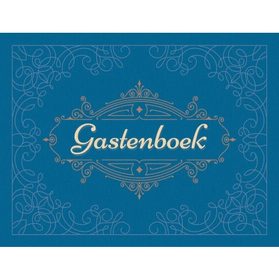 Afbeelding van Gastenboek (blauw)